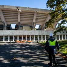 Renginiai pradėtame tvarkyti Kauno stadione užkliuvo Darbo inspekcijai