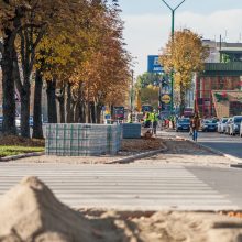 Kaune vieni darbai dar nebaigti, o jau braižomi nauji