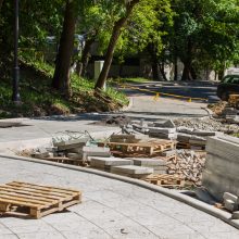 Žaliakalnyje prasideda nauja rekonstrukcija, kita – jau į pabaigą