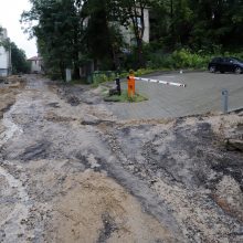 Kelionė namo rekonstruojama Žemaičių gatve – tik drąsiems