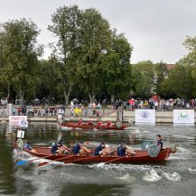 „Drakonų“ valčių lenktynių nugalėtojams – Uosto direkcijos taurės