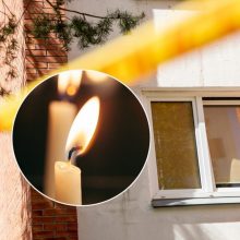 Kaune, namuose, rasta negyva 94-erių moteris
