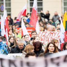 Vilniuje – mitingas tautinių mažumų mokykloms apginti: už integraciją, o ne asimiliaciją