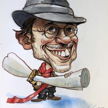 Karikatūrininkas R. Vičys – gimęs su juoko genu