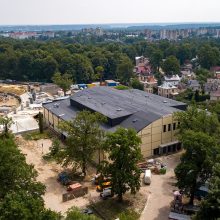 Kauno sporto halės rekonstrukcija artėja prie pabaigos