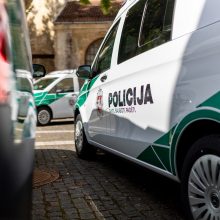 Per avariją Klaipėdoje taranuotas policijos tarnybinis automobilis