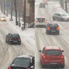 Kauno centre – pasiklydęs vairuotojas: važiavo prieš eismą