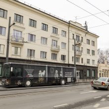 Nelaiminga kelionė: miesto centre užsidegė autobusas