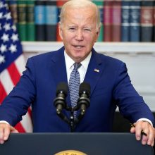 J. Bidenas: JAV neapleis Ukrainos