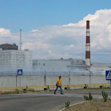 TATENA sako vis dar negalinti patikrinti Zaporižios AE stogų