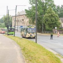 Kaune dėl pažeisto dujotiekio buvo uždarytas eismas R. Kalantos gatvėje