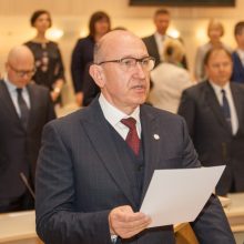 Inauguruotas Kauno meras V. Matijošaitis: šiandien pradedame tikrąją sėkmės istoriją