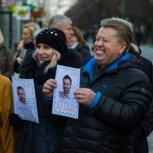 Protestuotojai dėl Centrinio pašto: šalin rankas nuo bendro turto