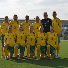 Prieš istorinį startą paskelbta Lietuvos moterų futbolo rinktinės sudėtis