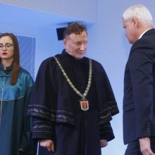 Universiteto rektoriaus inauguracijoje – dėmesys Klaipėdai