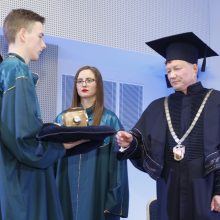 Universiteto rektoriaus inauguracijoje – dėmesys Klaipėdai