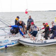 Kuršių mariose susirungė Lietuvos buriavimo klubai