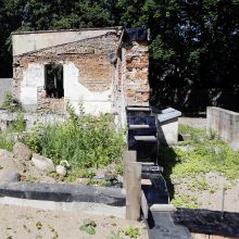 Terminas: medinės Kurhauzo dalies restauracijos darbus žadama užbaigti iki žiemos.