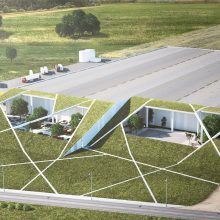 Aplinkai draugiškas SBA grupės logistikos centras stebins išskirtine architektūra