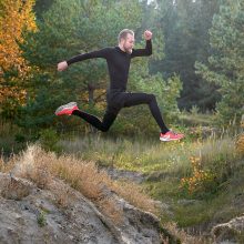 Judesys: be muzikos, Regimantas jaučia didelę aistrą sportui. Šiuo metu jis tris keturis kartus per savaitę treniruojasi triatloną.