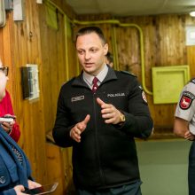 Žurnalistų ir policininkų draugystę vainikavo kova 