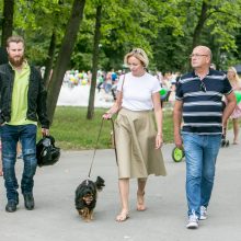 Kauniečiai rinkosi apžiūrėti sutvarkyto Dainavos parko