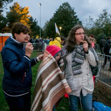 Minios žmonių suplūdo į Santaką, atvyko popiežius Pranciškus