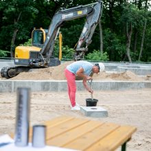 Zoologijos sode – rekonstrukcijos pradžia: pradeda statyti gydyklą