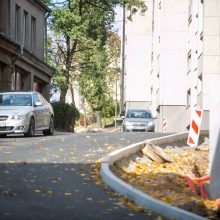 Po remonto atnaujintas eismas Žemaičių gatvės įkalne