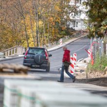 Po remonto atnaujintas eismas Žemaičių gatvės įkalne