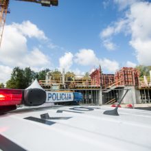 Įkasta kapsulė paskelbė naujojo Kauno policijos komisariato statybų pradžią