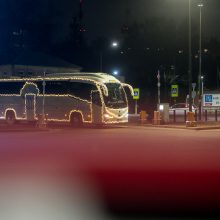 Į gatves išriedėjo kalėdinis autobusas! <span style=color:red;>(nuotraukų galerija)</span>