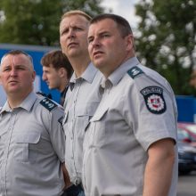 Įkasta kapsulė paskelbė naujojo Kauno policijos komisariato statybų pradžią