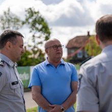 Įkasta kapsulė paskelbė naujojo Kauno policijos komisariato statybų pradžią