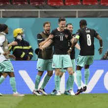 Europos futbolo čempionatas: Austrijos rinktinė pranoko Šiaurės Makedoniją