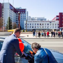 Santariškių medicinos miestelyje – akcija „Nebūk trombas!“