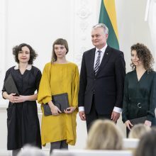 Į Nacionalinių kultūros ir meno premijų ceremoniją neįleista viena laureačių