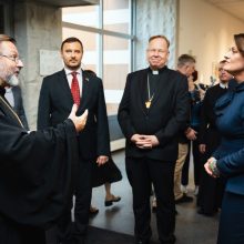 D. Nausėdienė susitiko su Ukrainos graikų apeigų katalikų bažnyčios vadovu