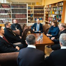 D. Nausėdienė susitiko su Ukrainos graikų apeigų katalikų bažnyčios vadovu