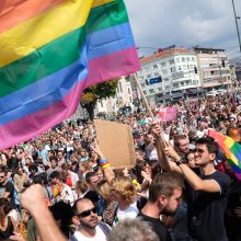 Bosnijos sostinėje surengtas pirmasis LGBT paradas