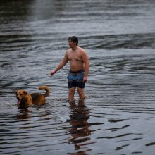 JAV pietryčiuose katastrofiški potvyniai grasina sugriauti užtvankas