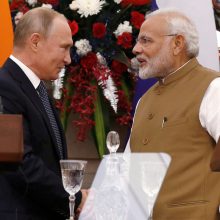 Rusijos prezidentas V. Putinas susitarė dėl ginkluotės pardavimų Indijai 