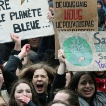 70 tūkst. žmonių Briuselyje dalyvavo demonstracijoje už klimato apsaugą