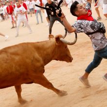 Šiemet per Pamplonos festivalį subadyti aštuoni žmonės