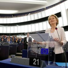 U. von der Leyen išrinkta naująja Europos Komisijos vadove