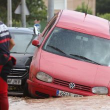 Per potvynius Ispanijoje žuvusių žmonių skaičius padidėjo iki penkių