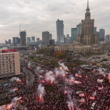 Lenkai patriotiniais renginiais mini Nepriklausomybės dieną