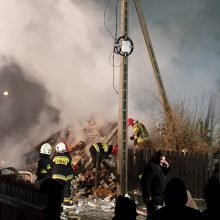 Lenkijoje per dujų sprogimą žuvo aštuoni žmonės