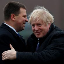Estijos premjeras padėkojo B. Johnsonui už JK įnašą užtikrinant saugumą
