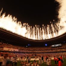 Pasibaigusių Tokijo olimpinių žaidynių organizatorė patenkinta renginio saugumu